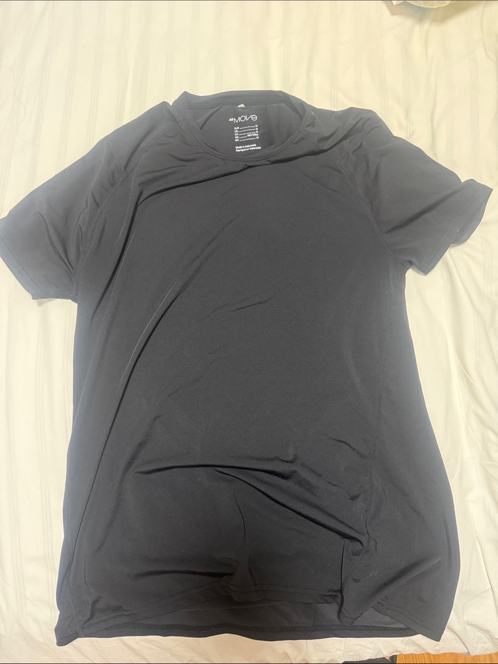 H&M Black Short Sleeve Performance Tee